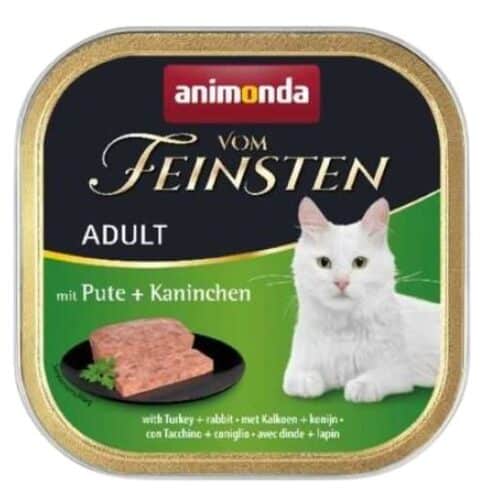 Animonda vom Feinsten konservai katėms su kalakutiena ir triušiena, 100 gr.