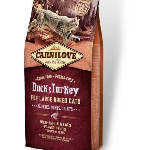 carnilove duck and turkey large breed cats