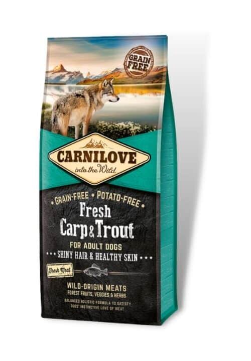 carnilove fresh carp and trout for adult dogs