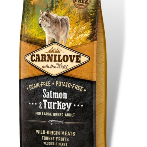 carnilove salmon&turkey large breed adult dogs