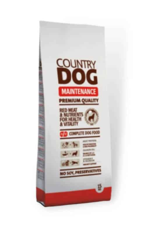 country dog maintenance sausas maistas šunims