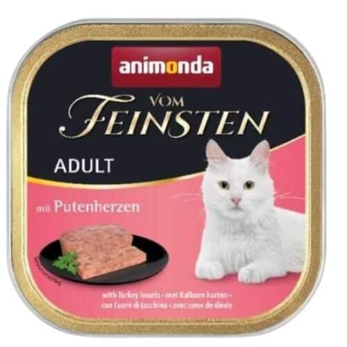 Animonda vom Feinsten konservai katėms su kalakutų širdelėmis, 100g