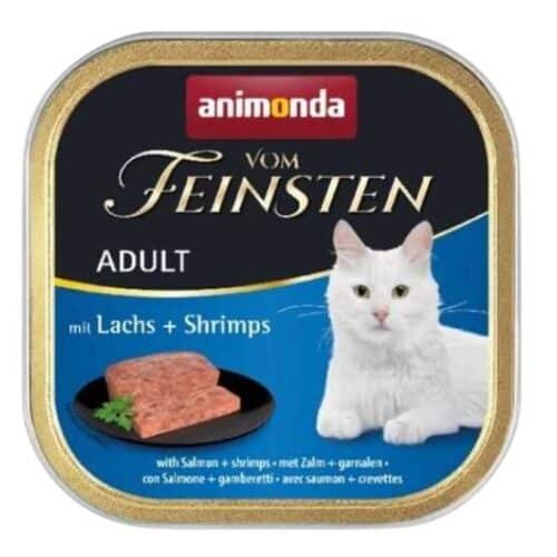 Animonda vom Feinsten konservai katėms su lašiša ir krevetėmis, 100g