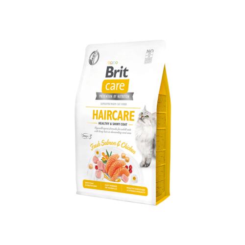 Brit Care Haircare Healthy&Shiny Coat sausas maistas katėms