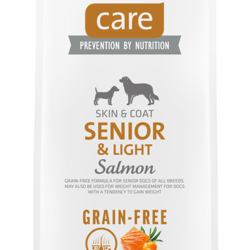 brit care dog grain-free senior & light vyresnio amžiaus šunų maistas su lašiša