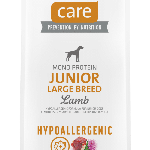 brit care dog hypoallergenic junior large breed jaunų, didelių veislių šunų maistas su ėriena
