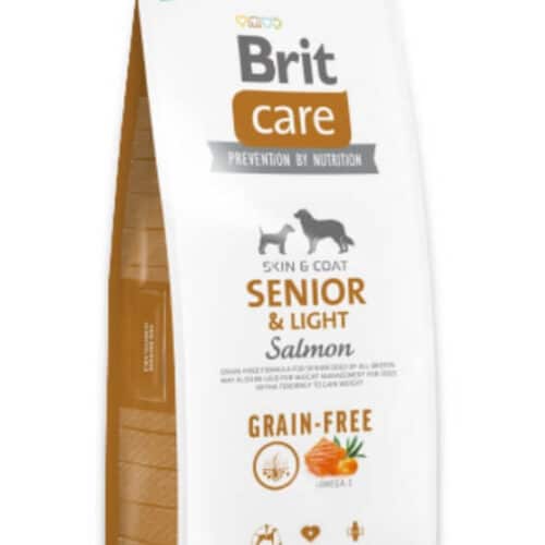 Brit Care Grain-free Senior and Light Salmon sausas maistas šunims