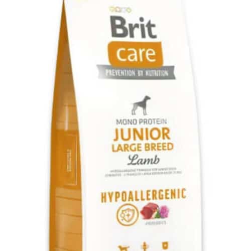 Brit Care Hypoallergenic Junior Large Breed Lamb sausas maistas šunims