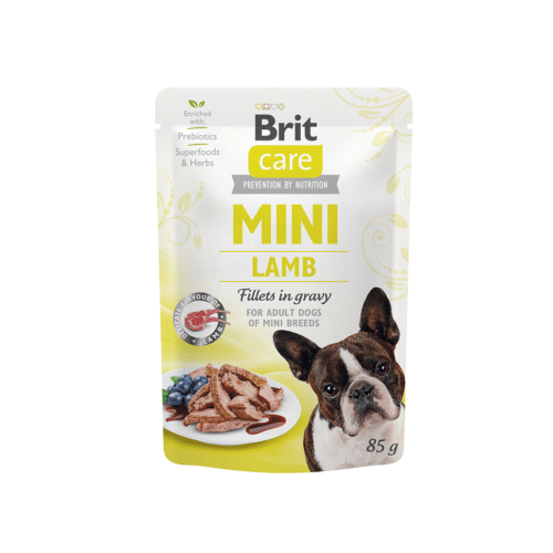 Brit Care Mini Lamb konservai šunims su ėriena 85gr