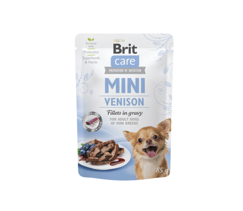 Brit Care Mini Venison konservai šunims su elniena 85gr