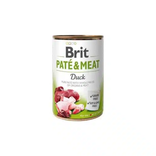 Brit Care Pate Meat Duck konservai šunims su antiena