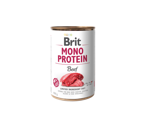 brit care mono protein beef konservai šunims su jautiena 400gr