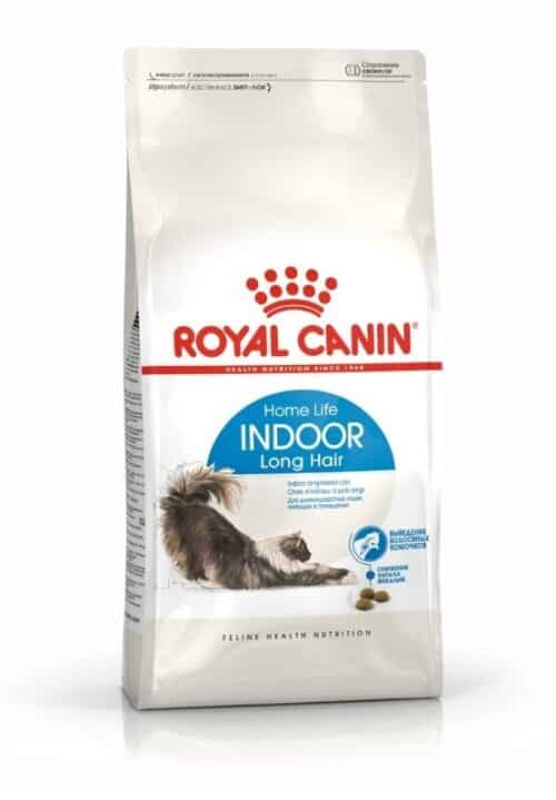 royal canin indoor long hair cat food sausas naminių, ilgaplaukių kačių maistas