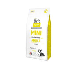 Brit Care Mini Grain Free Adult begrūdis šunų maistas su ėriena