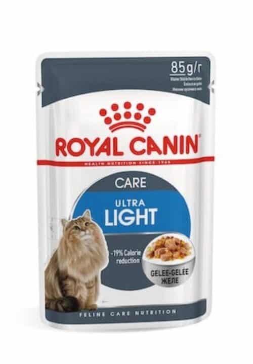 royal canin ultra light konservai katėms svorio mažinimui, želė