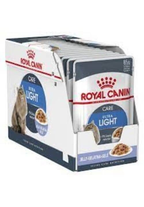 royal canin ultra light konservai katėms svorio mažinimui, želė