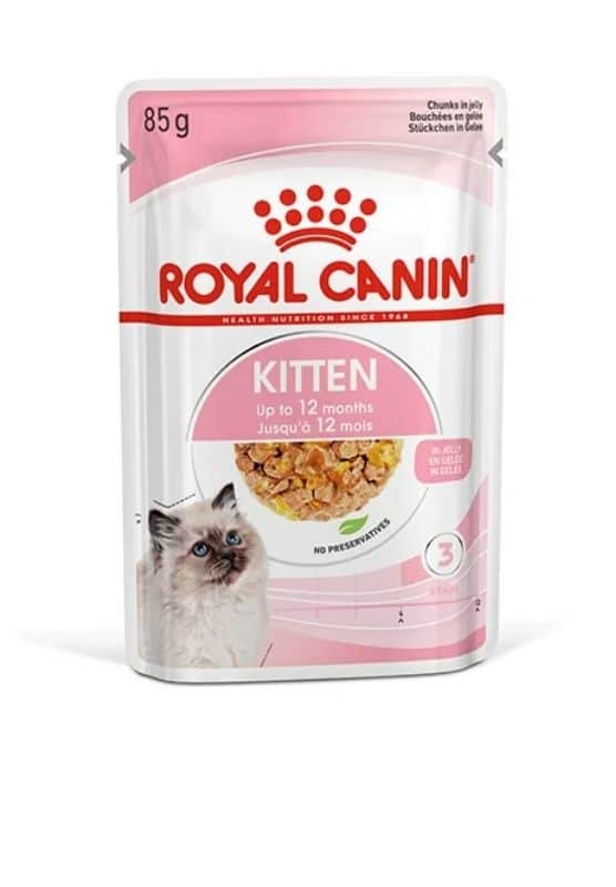 royal canin kitten in jelly konservai kačiukams drebučiuose