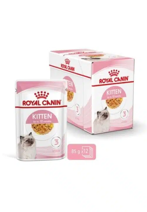 royal canin kitten in jelly konservai kačiukams drebučiuose