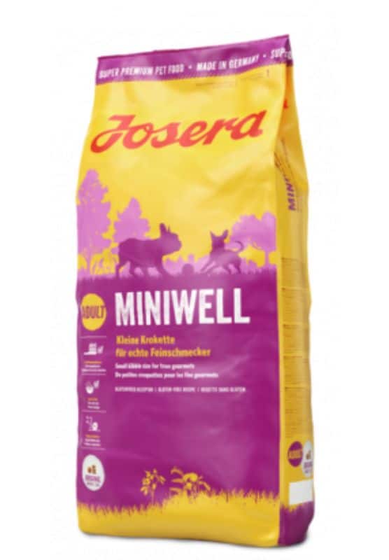 josera miniwell sausas maistas suaugusiems mažų veislių šunims 15kg
