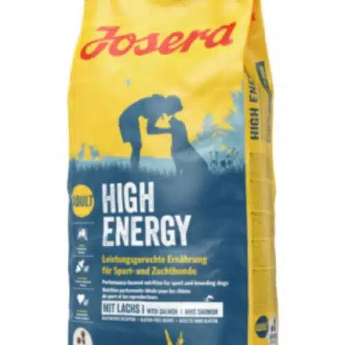 Josera High Energy 15 kg begrūdis sausas maistas aktyviems šunims