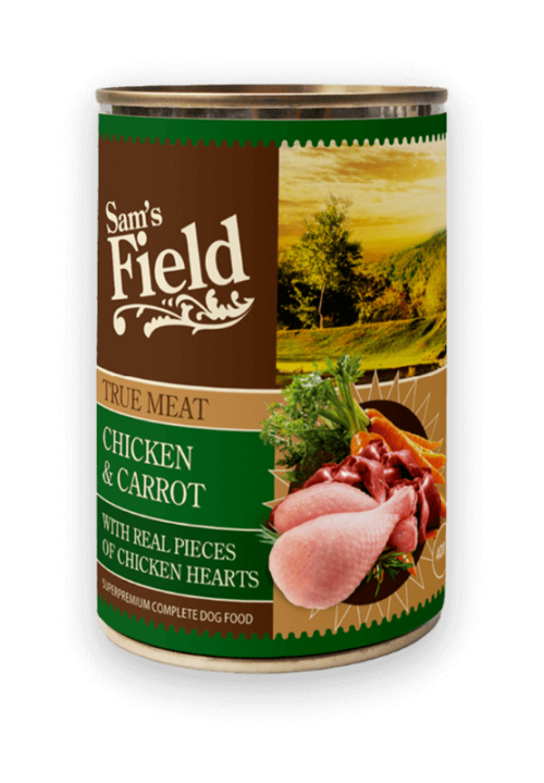 sam’s field kons. š. true chicken meat&carrot 400g