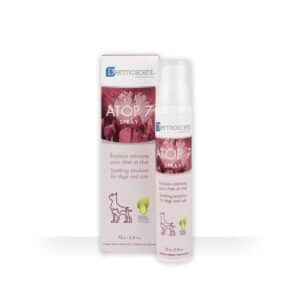 Dermoscent ATOP 7® Spray - purškiama raminanti emulsija šunims ir katėms