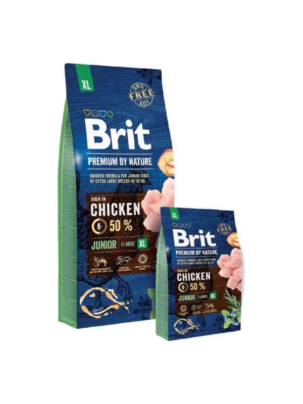 Brit Premium by Nature Junior XL 15kg sausas maistas šunims