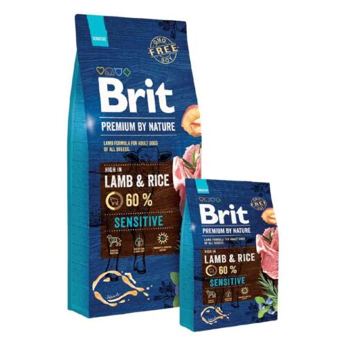 Brit Premium by Nature Sensitive Lamb 15kg sausas maistas šunims