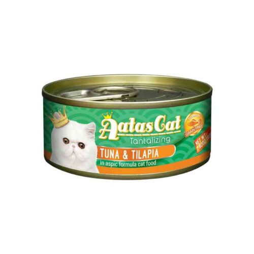 Aatas Cat Tantalizing Tuna And Tilapia konservai katėms skardinėje