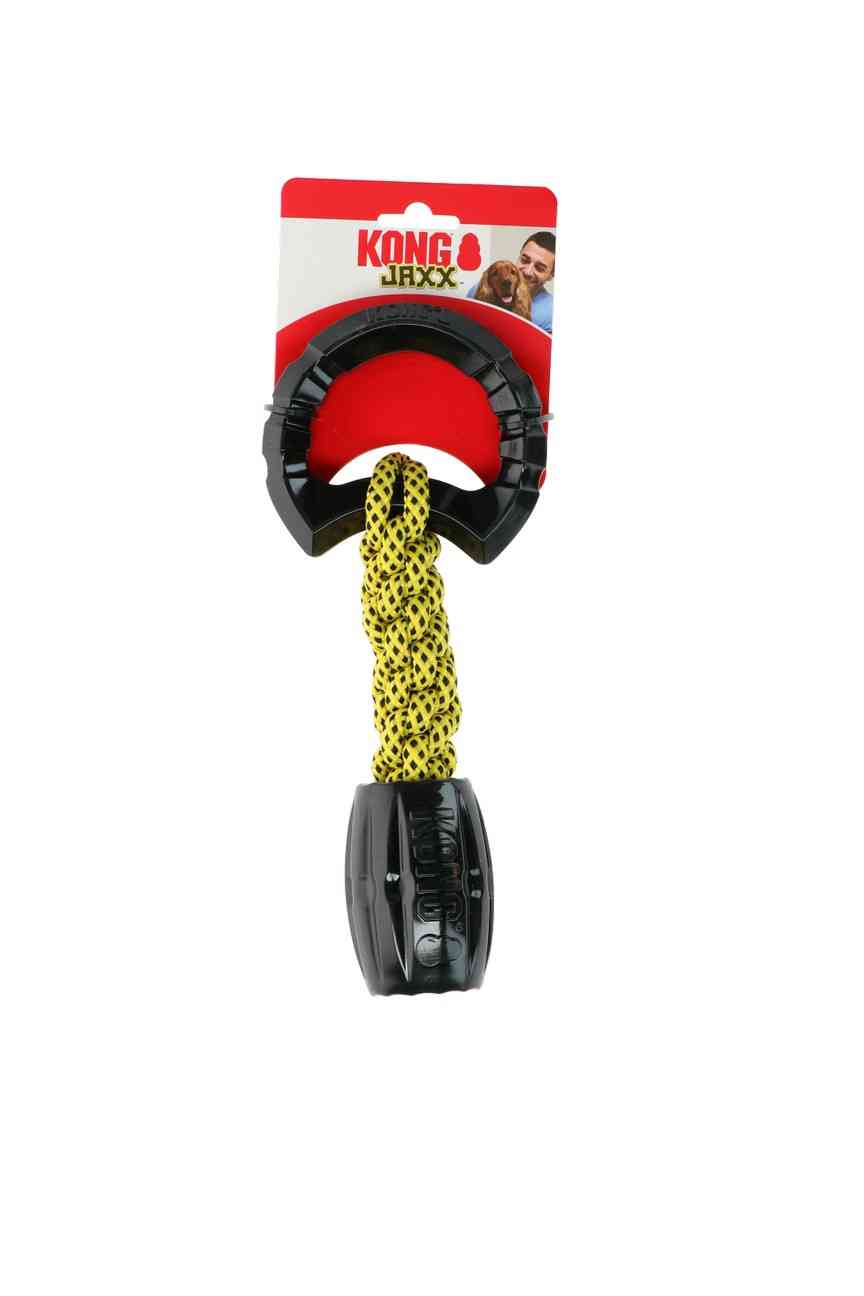 kong jaxx braided tug dog toy