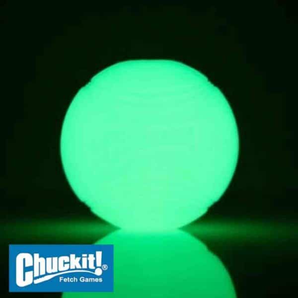 Chuckit! Max Glow švytintis kamuolys šunims įv. dydžių
