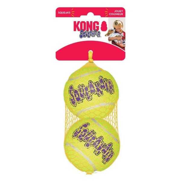 3508 kong airdog squeaker tennis ball iv. dydziu teniso kamuoliukai sunims