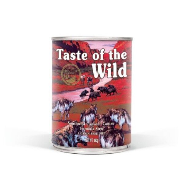 3645 taste of the wild southwest canyon canine formula konservai sunims su jautiena