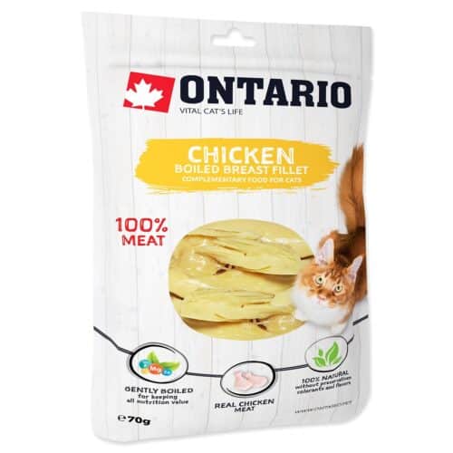 Ontario Chicken Breast skanėstai katėms su vištiena 70g