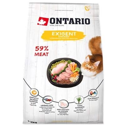 3710 ontario cat exigent sausas maistas isrankioms katems 1kkg 2kg 6.5kg