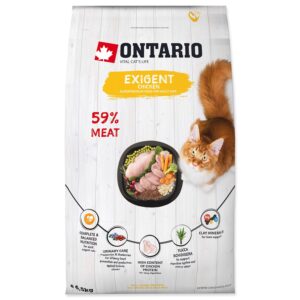 Ontario Exigent išrankių kačių maistas su vištiena