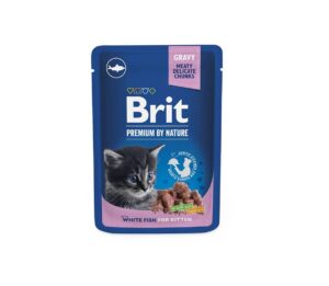 Brit Premium Whitefish Kitten konservai kačiukams 100gr
