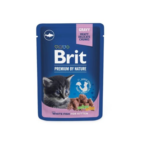 Brit Premium Whitefish Kitten konservai kačiukams 100gr