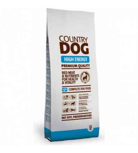 country dog high energy sausas maistas šunims 15kg