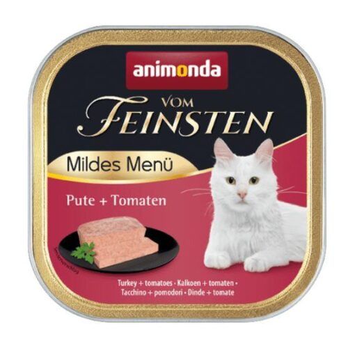 Animonda Vom Feinsten konservai katėms su kalakutiena ir pomidorais 100 gr.