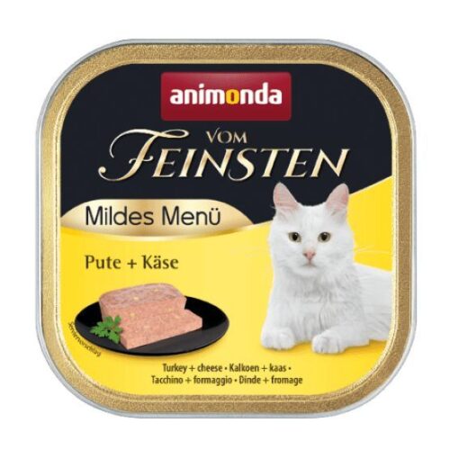 Animonda Vom Feinsten konservai katėms su kalakutiena ir sūriu 100 gr.