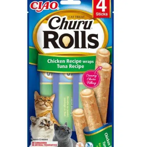 Churu Cat skanėstai katėms Rolls Chicken Tuna 40g