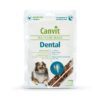 canvit dental - funkcinis skanėstas šunims burnos higienai su priešuždegiminiu poveikiu, 200g