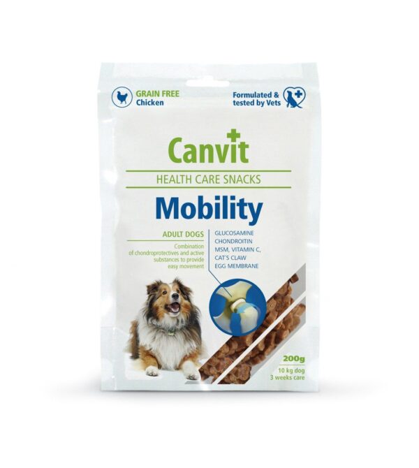 canvit mobility - funkcinis skanėstas šunims sveikiems sąnariams, 200g