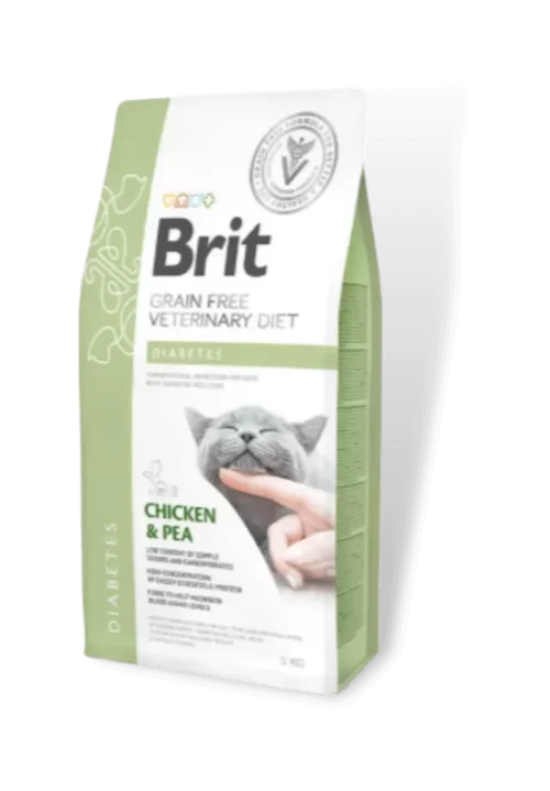 brit gf veterinary diets cat diabetes sausas maistas katėms