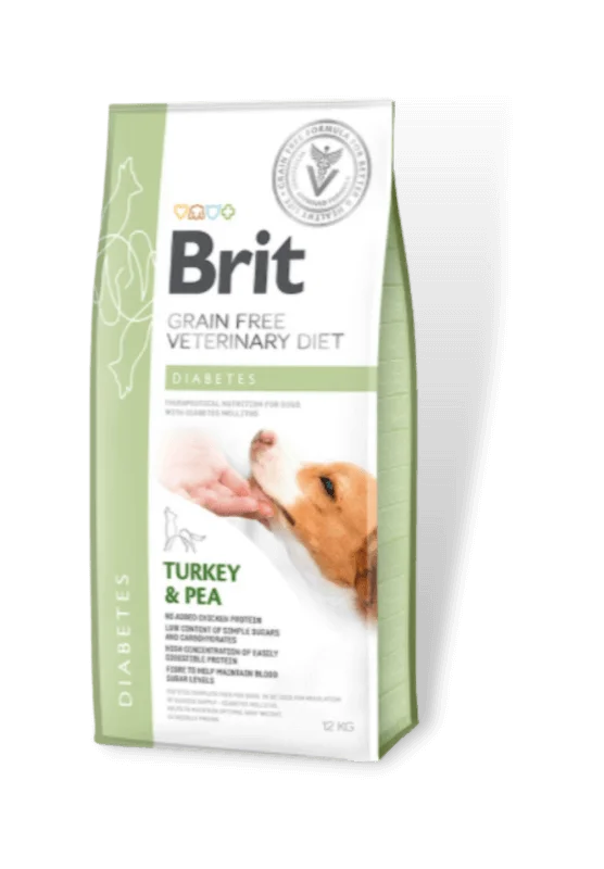 brit veterinary diets diabetes sausas maistas šunims