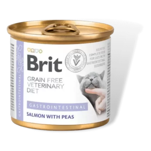 brit grain free veterinary diet gastrointestinal wet for cat