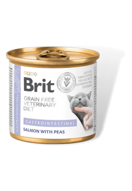 brit grain free veterinary diet gastrointestinal wet for cat