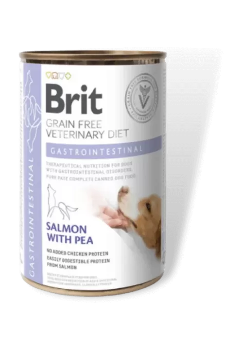 brit gf veterinary diets gastrointestinal konservai šunims, 400g