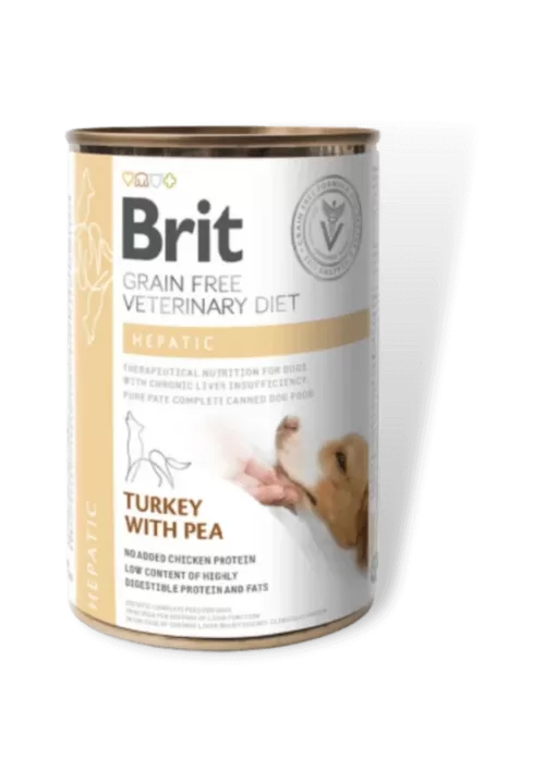 Brit GF Veterinary Diets Hepatic konservai šunims, 400g